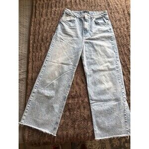 ASOS Design Jeans Size 32/36 Tall Wide Leg Light Wash High waisted Woman’s